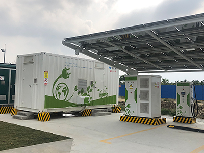 EV Charging Stations with PV + Energy Storage System